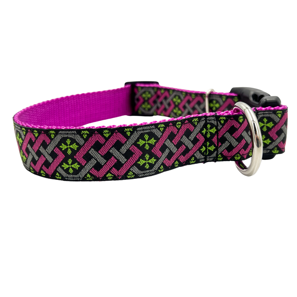 Pink and Lime Celtic Knot
