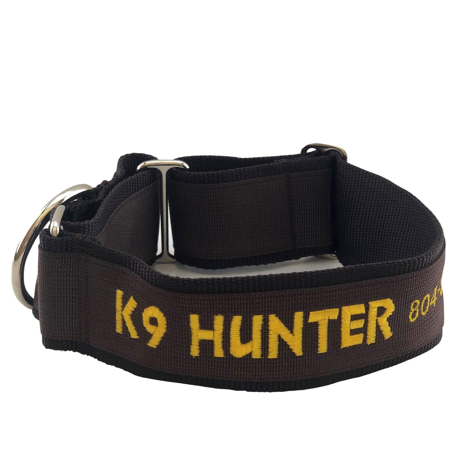 Wide Width Solid 2-Color Personalized Buckle or Martingale