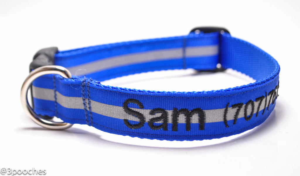 Personalized Reflective Dog Collar